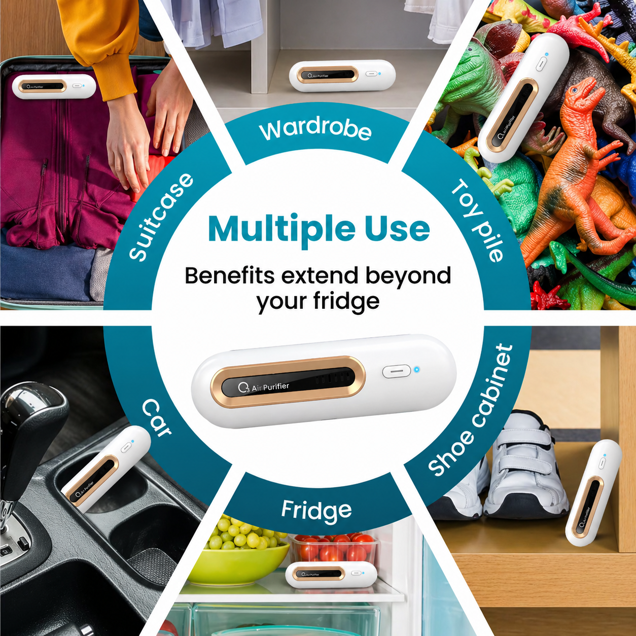 OzoGenie™ Smart Fridge Sanitizer & Produce Extender