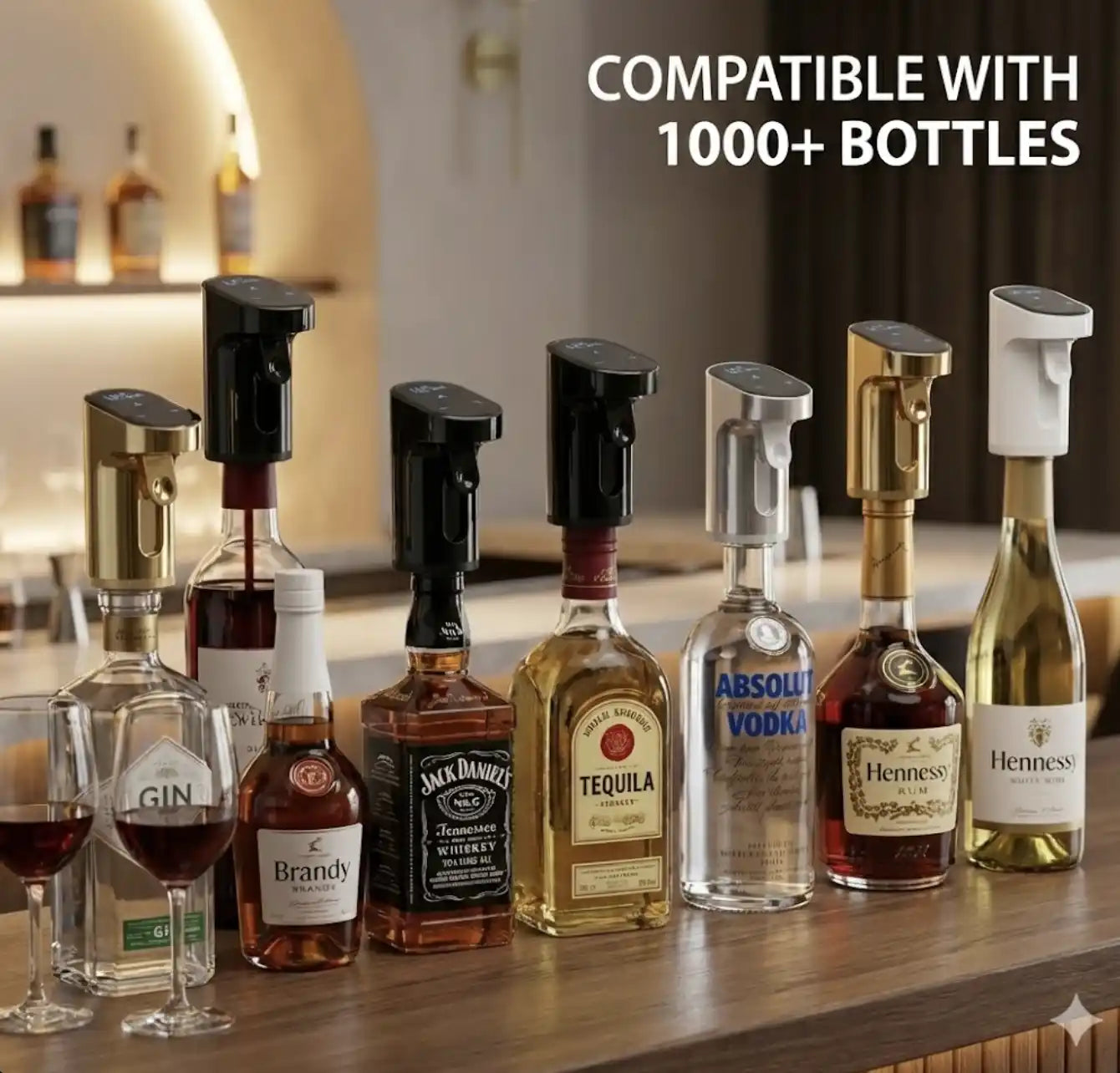 OzoGenie™ Smart Whiskey & Wine Dispenser